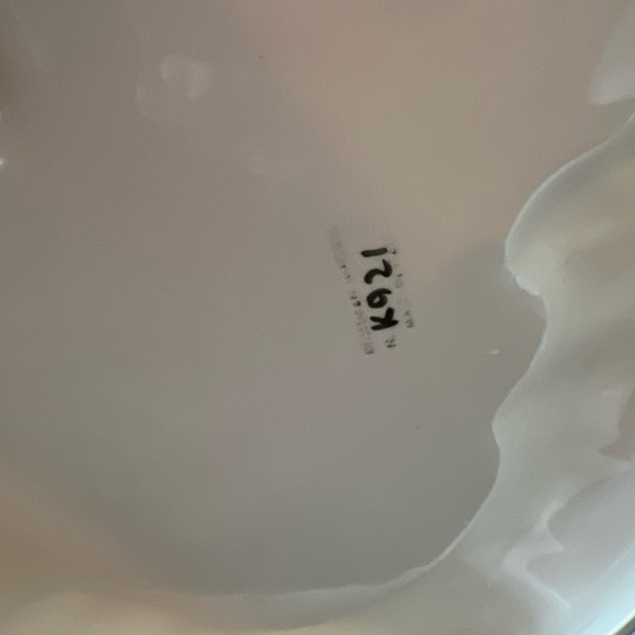 Vintage Italian Ceramic White & Blue Cat Figurine On Pillow - Picture 15 of 15